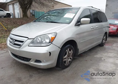 2006 Honda Odyssey Ex-L из США, поврежденный, VIN 5FNRL38786B419631